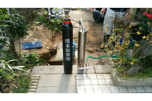 農業ポンプ用ホース類 水路から野菜の水やりに。